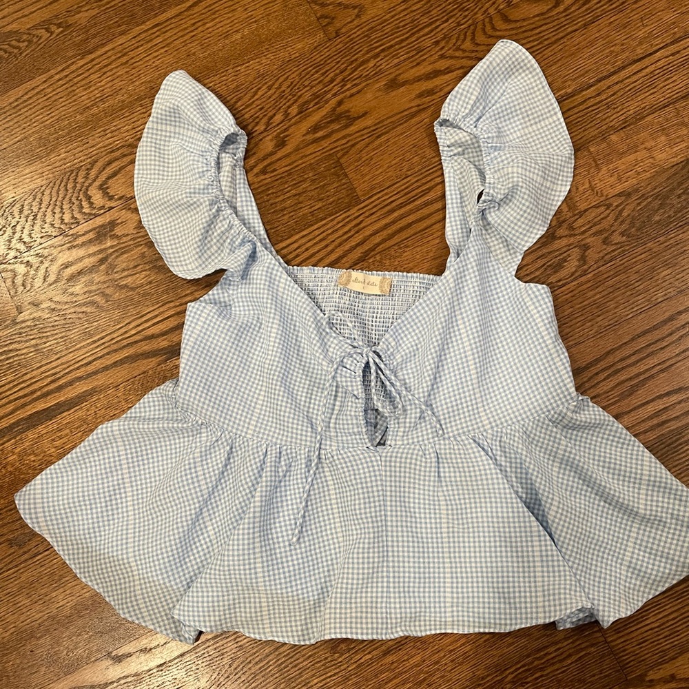 Altar’d State Gingham cropped tank